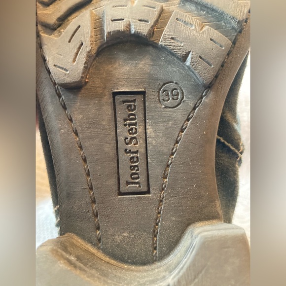 Turquoise Suede Boots Sz 39 - Picture 5 of 7